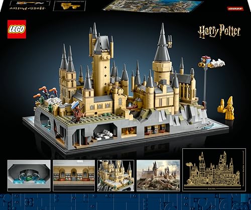 LEGO Harry Potter Schloss Hogwarts 76419, Sammelset für Erwachsene mit Schlossgelände, Türmen, Kammer des Schreckens & Architekten-Minifigur