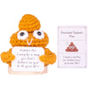 Mwmoeen Lustiger Positiver Pinguin, Positive Kartoffel Pocket Hug Geschenke Beste Freundin Geschenke für Freundin Kleine Geschenke für Frauen