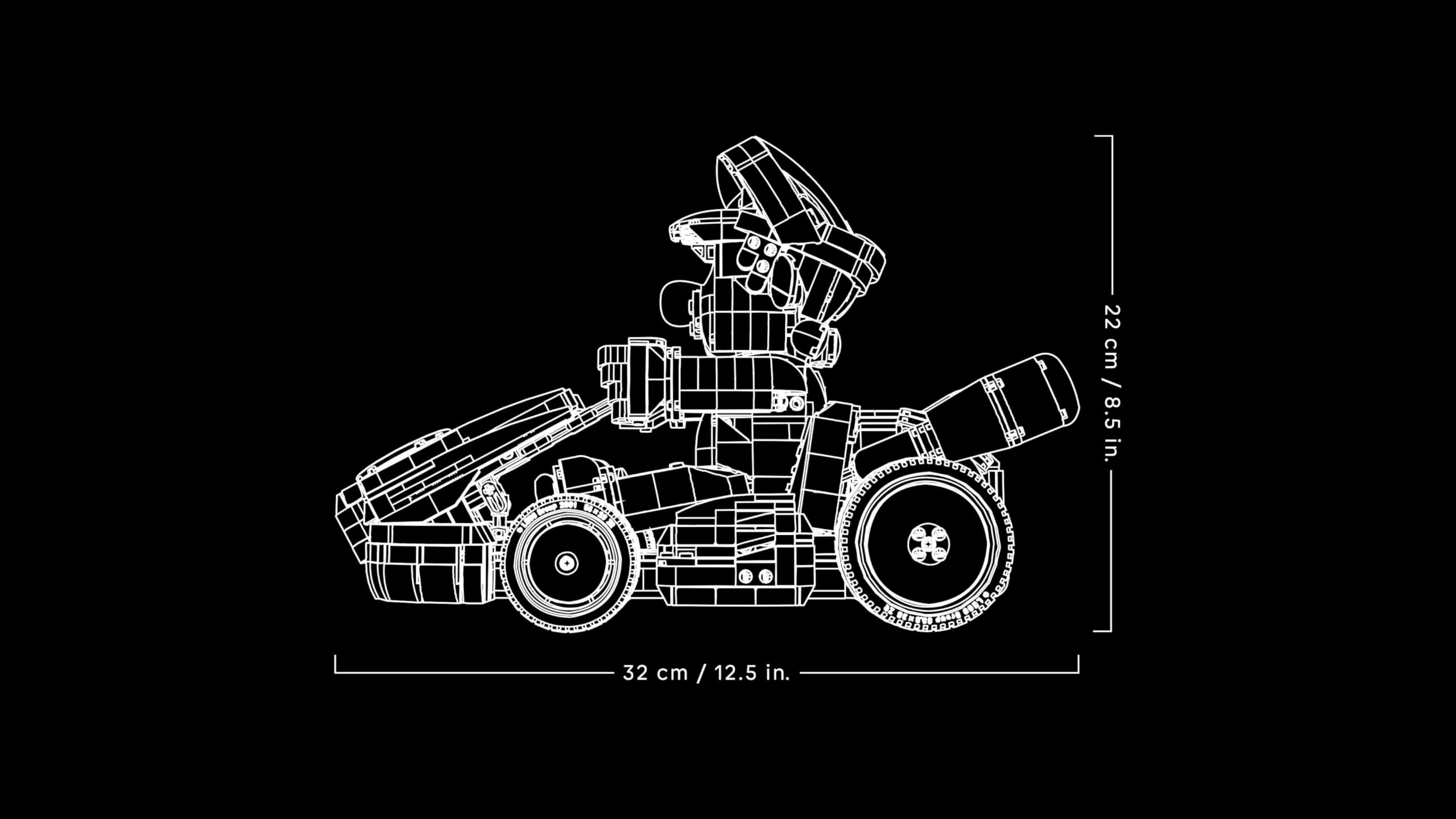 LEGO Super Mario Kart 72037, Mario mit Standard-Kart, baubares Auto & Sammlerfigur für Gaming-Fans