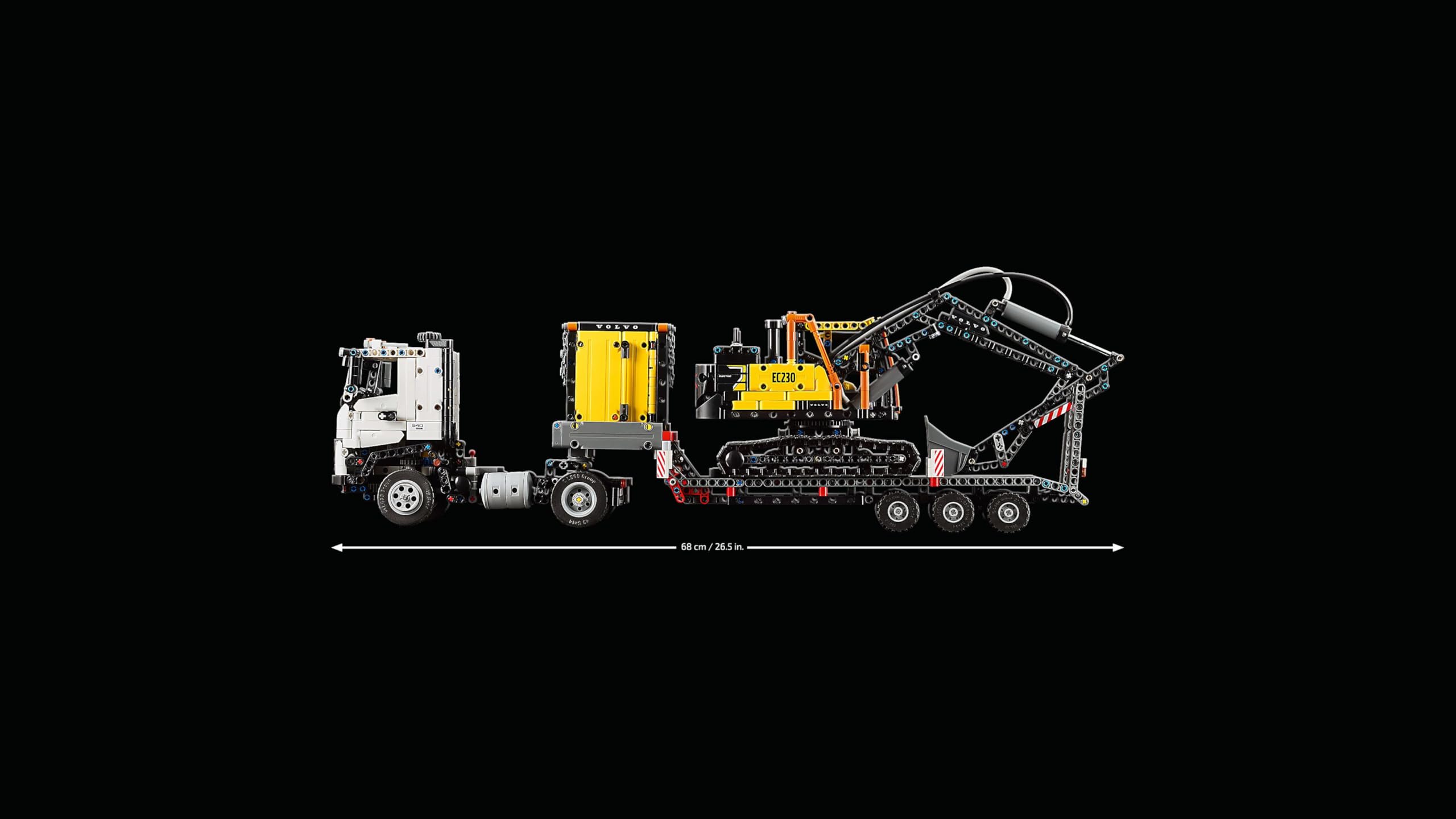 LEGO Technic Volvo FMX LKW & EC230 Electric Bagger 42175, Baufahrzeug-Spielset für Kinder ab 10 J