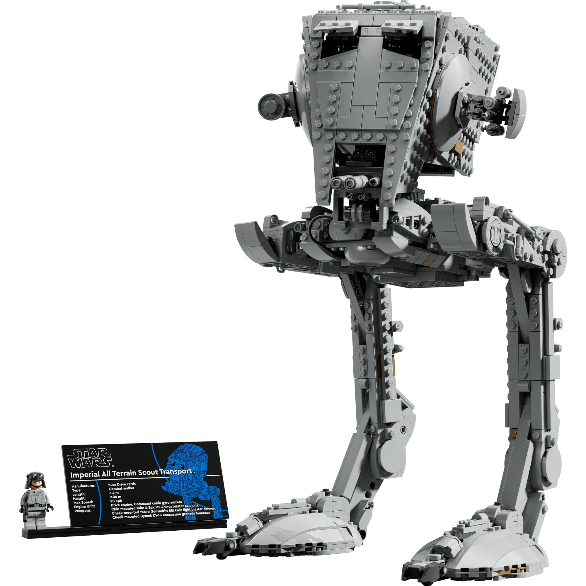 LEGO Star Wars AT-ST 75417, Bauset & Ausstellungsmodell für Erwachsene, Deko- & Geschenkidee