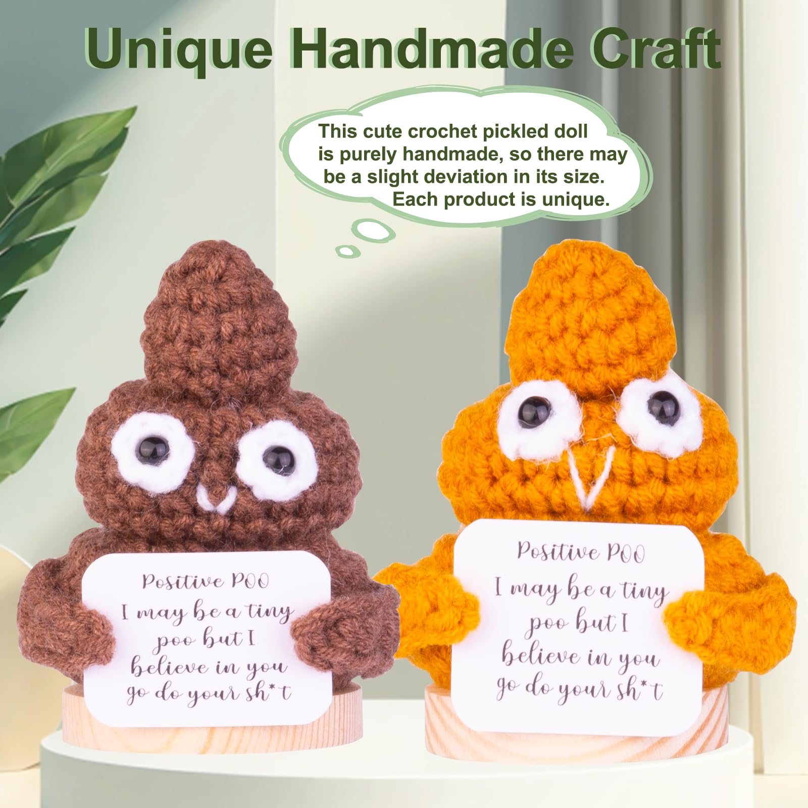 Mwmoeen Lustiger Positiver Pinguin, Positive Kartoffel Pocket Hug Geschenke Beste Freundin Geschenke für Freundin Kleine Geschenke für Frauen