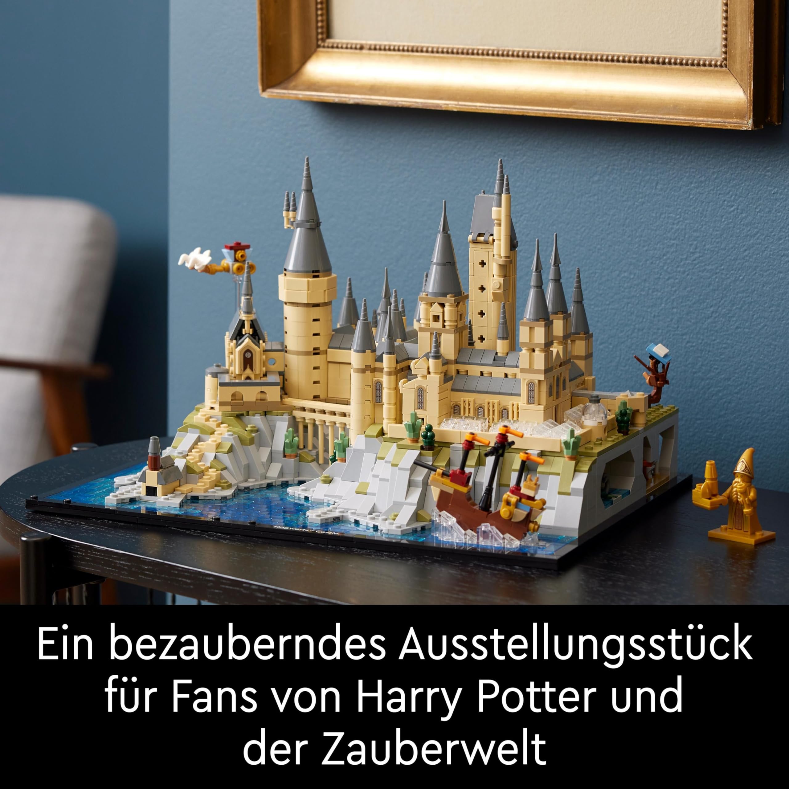 LEGO Harry Potter Schloss Hogwarts 76419, Sammelset für Erwachsene mit Schlossgelände, Türmen, Kammer des Schreckens & Architekten-Minifigur