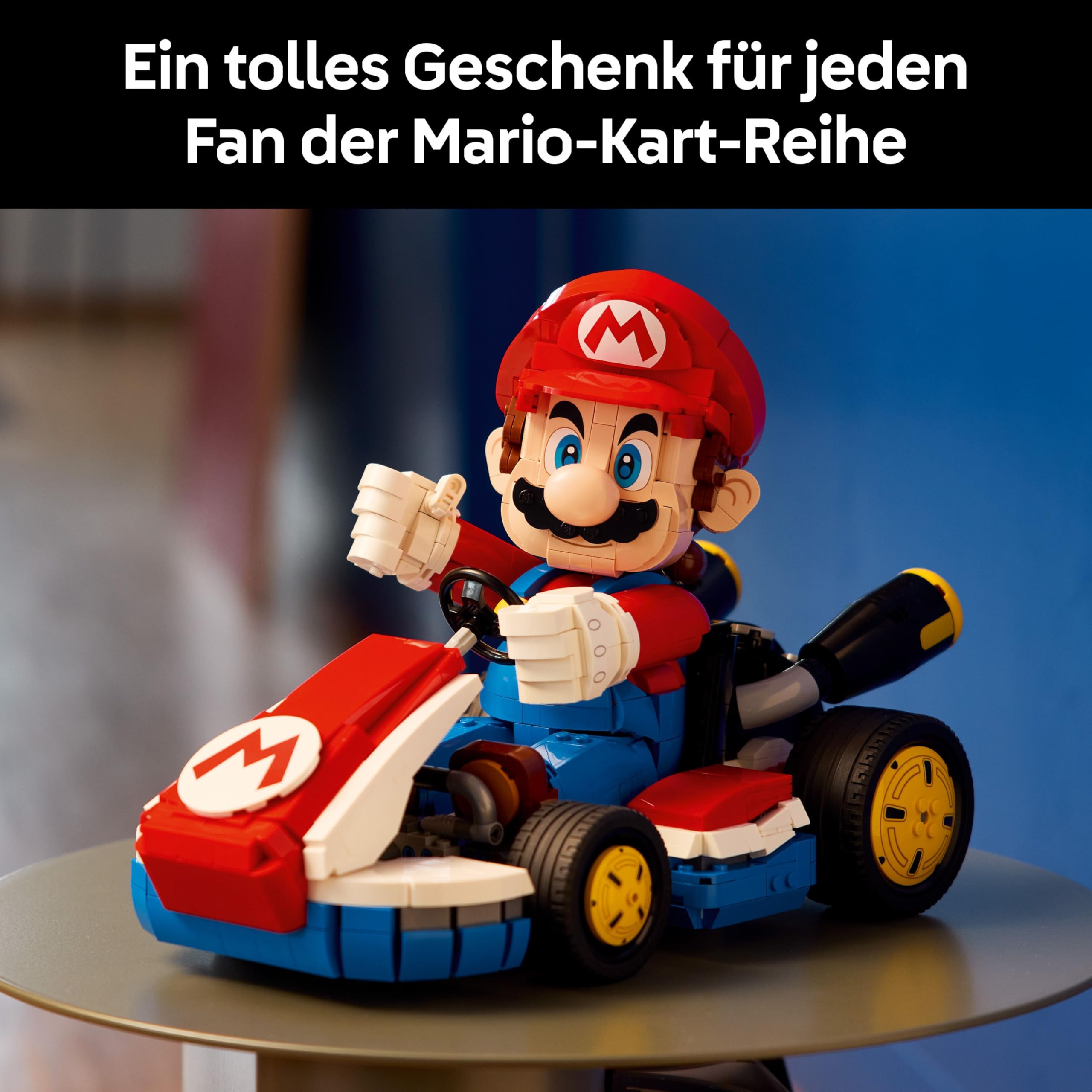 LEGO Super Mario Kart 72037, Mario mit Standard-Kart, baubares Auto & Sammlerfigur für Gaming-Fans