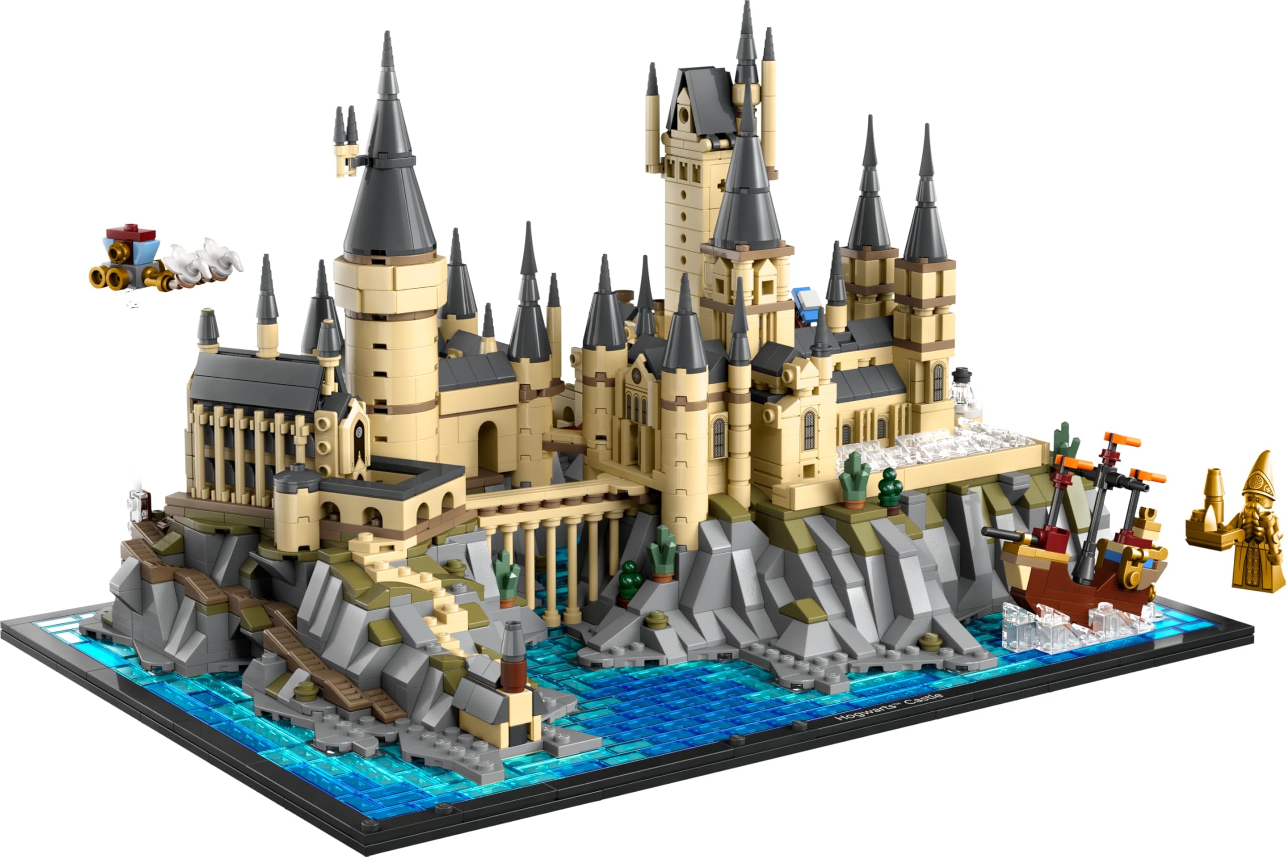 LEGO Harry Potter Schloss Hogwarts 76419, Sammelset für Erwachsene mit Schlossgelände, Türmen, Kammer des Schreckens & Architekten-Minifigur