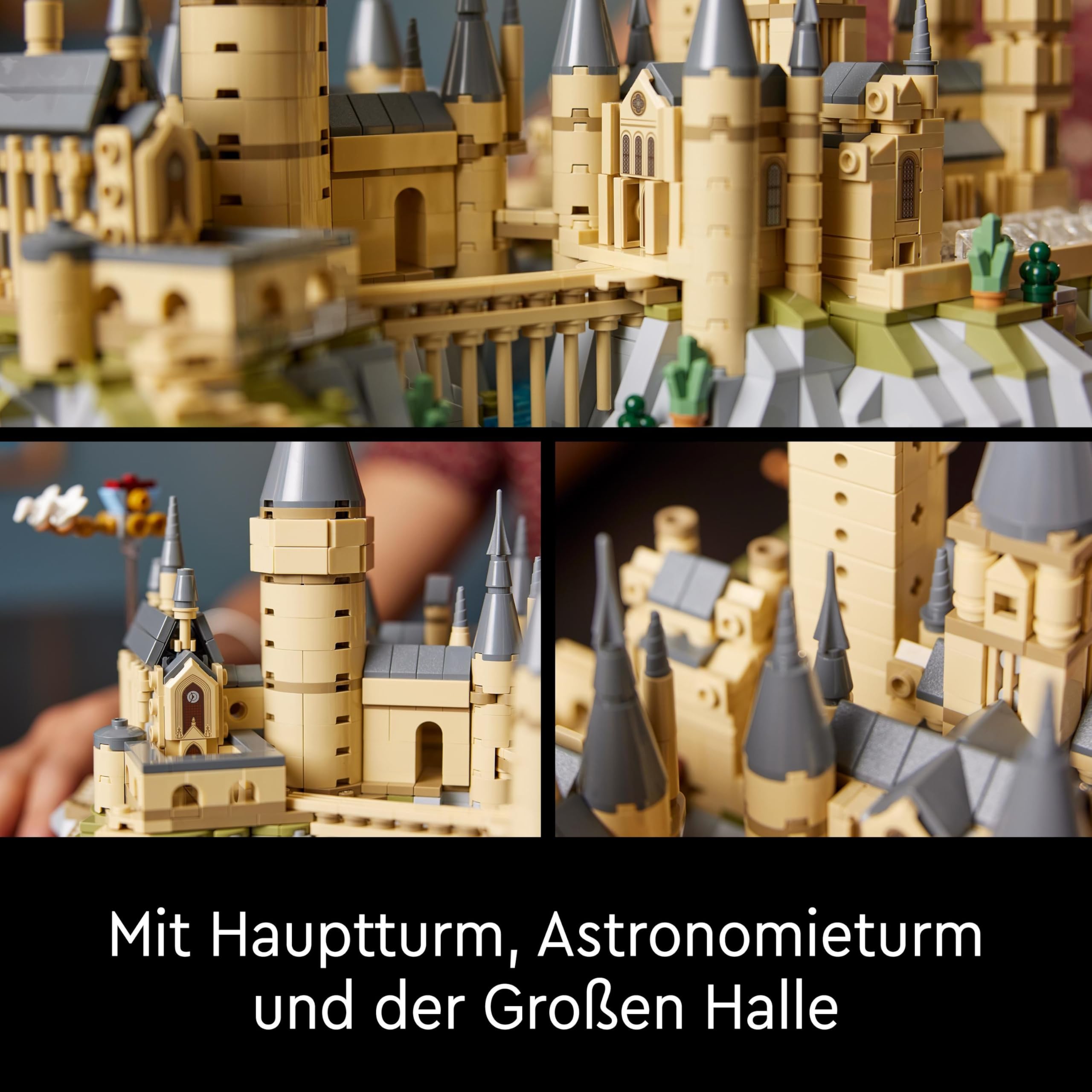 LEGO Harry Potter Schloss Hogwarts 76419, Sammelset für Erwachsene mit Schlossgelände, Türmen, Kammer des Schreckens & Architekten-Minifigur