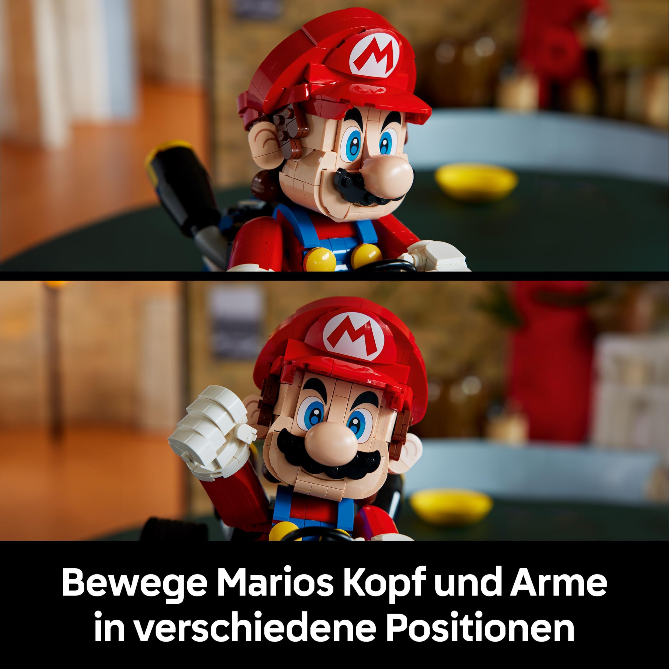 LEGO Super Mario Kart 72037, Mario mit Standard-Kart, baubares Auto & Sammlerfigur für Gaming-Fans