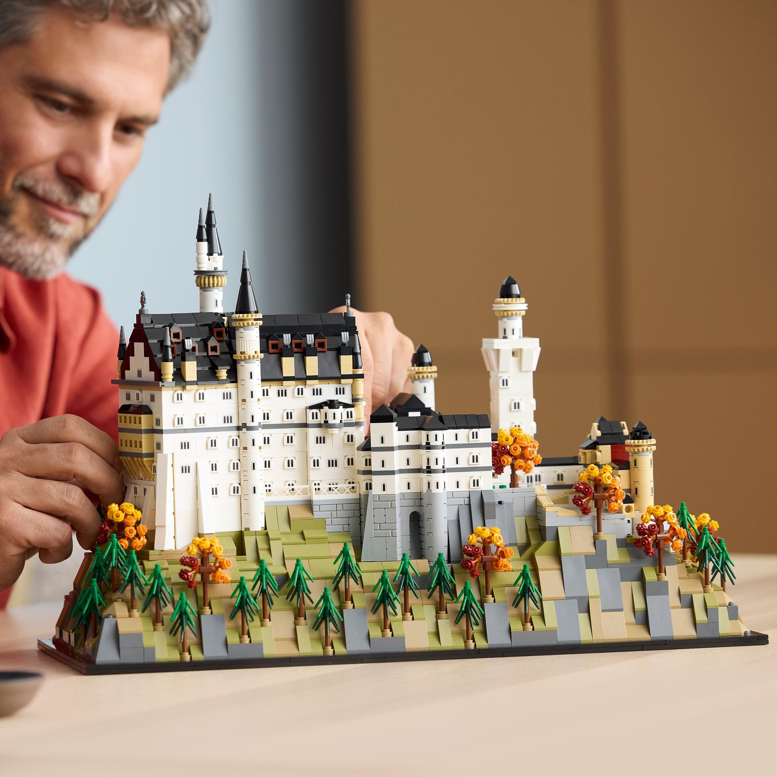 LEGO Architecture Schloss Neuschwanstein 21063, Bastel- & Bauset, Deko- & Geschenkidee für Erwachsene