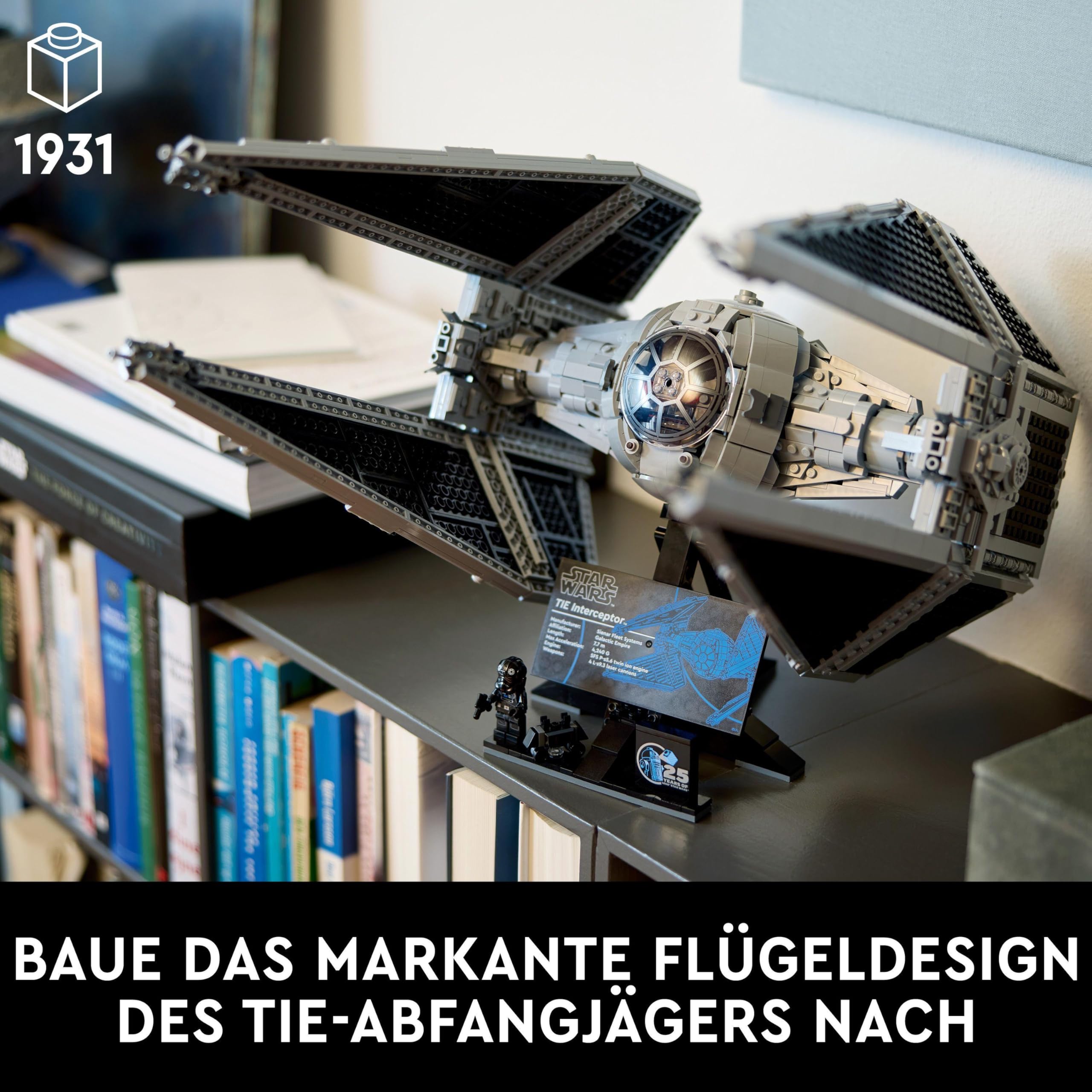 LEGO Star Wars TIE-Abfangjäger 75382, UCS-Bauset für Erwachsene, Sammlermodell & Geschenk für Fans