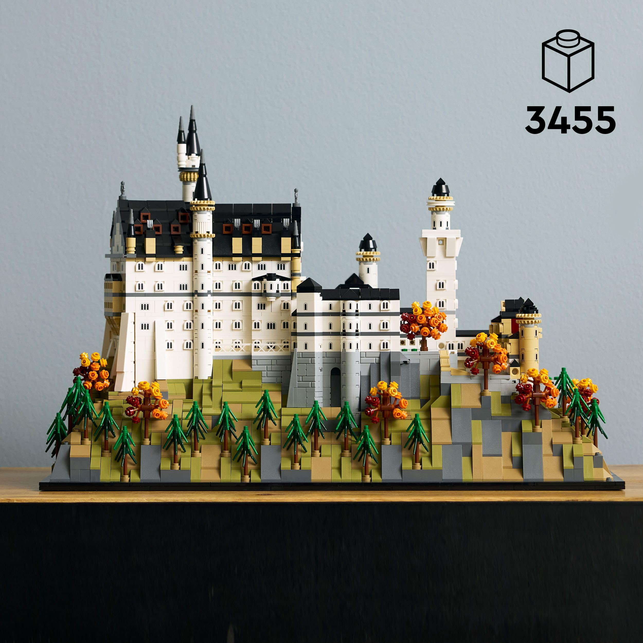 LEGO Architecture Schloss Neuschwanstein 21063, Bastel- & Bauset, Deko- & Geschenkidee für Erwachsene