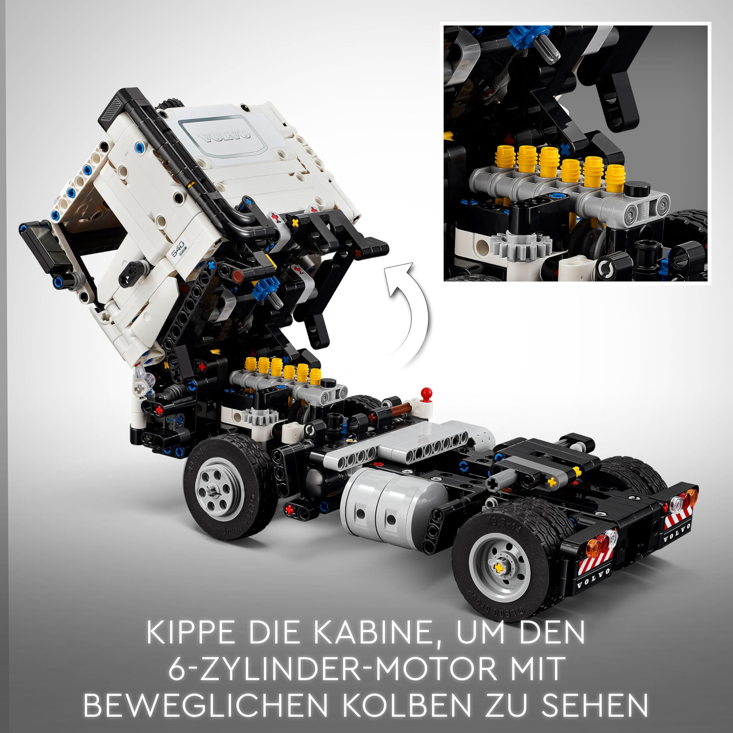 LEGO Technic Volvo FMX LKW & EC230 Electric Bagger 42175, Baufahrzeug-Spielset für Kinder ab 10 J
