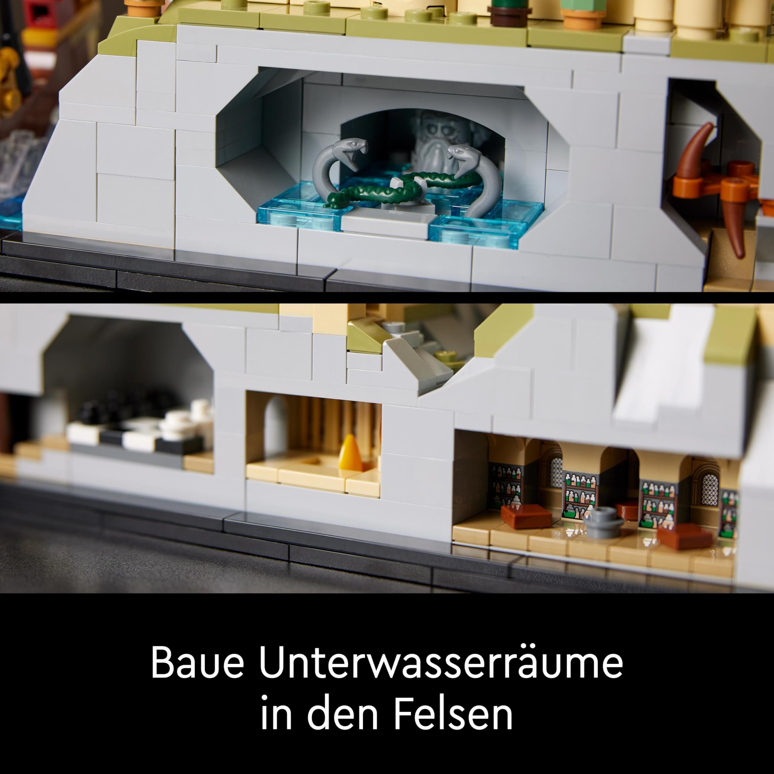 LEGO Harry Potter Schloss Hogwarts 76419, Sammelset für Erwachsene mit Schlossgelände, Türmen, Kammer des Schreckens & Architekten-Minifigur