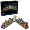 LEGO Harry Potter Winkelgasse 76444, Miniaturstraße zum Ausstellen mit 12 Mikrofiguren inkl. Harry, Draco & Hermine, Geschenk für Erwachsene