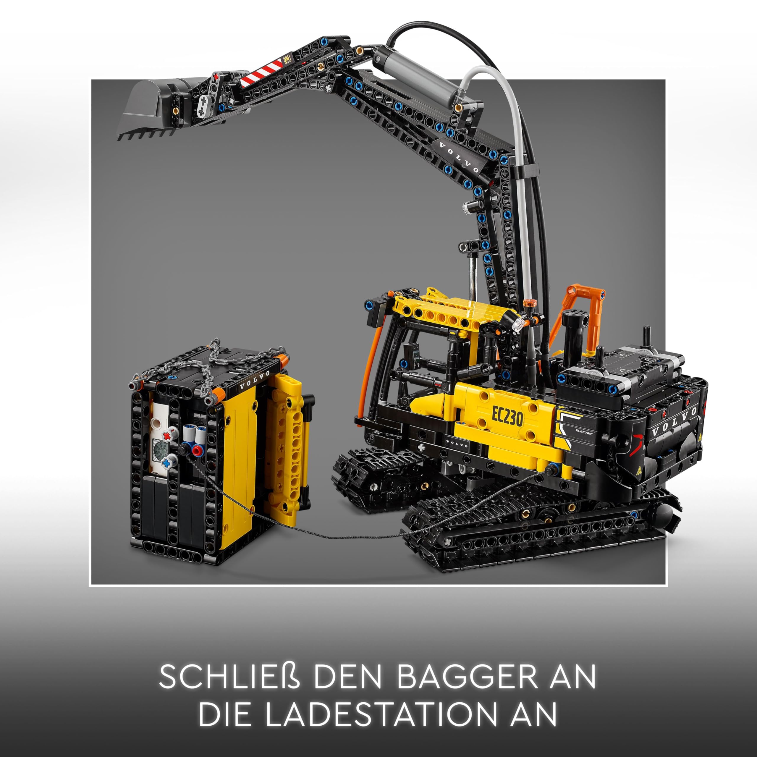 LEGO Technic Volvo FMX LKW & EC230 Electric Bagger 42175, Baufahrzeug-Spielset für Kinder ab 10 J