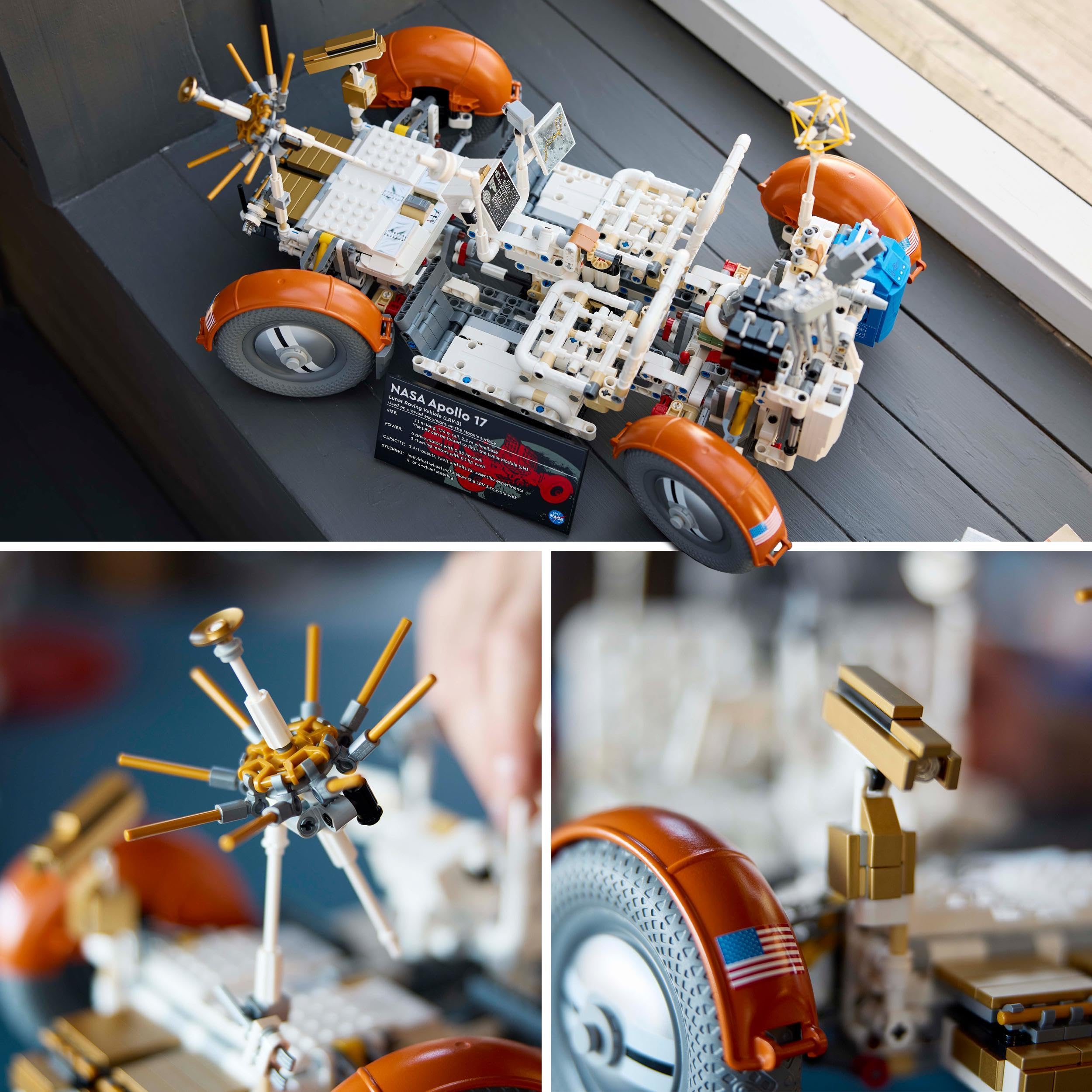 LEGO Technic NASA Apollo Lunar Roving Vehicle 42182, Mondrover-Modell für Erwachsene, Raumfahrt-Sammlerstück & Bauset