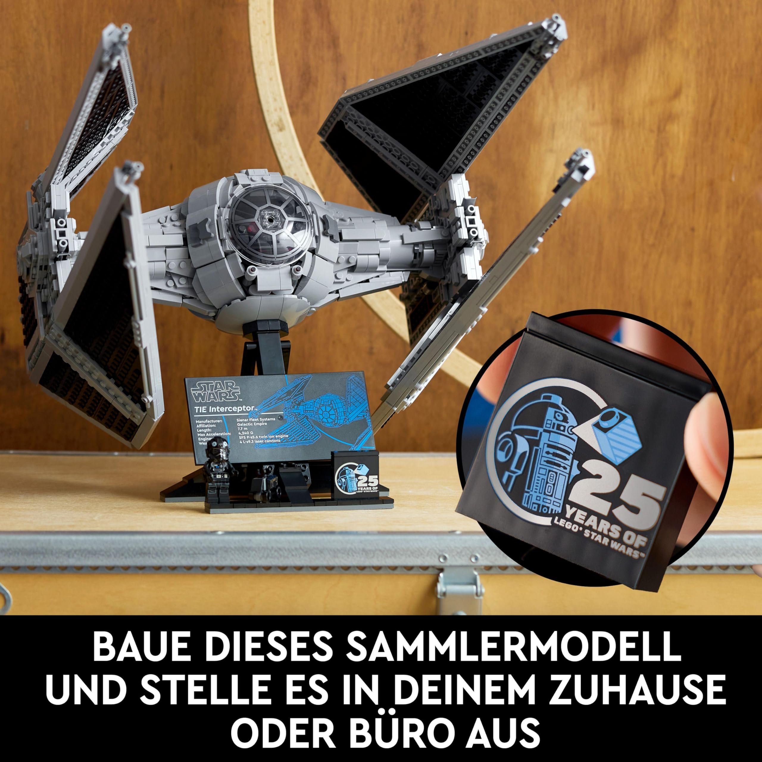 LEGO Star Wars TIE-Abfangjäger 75382, UCS-Bauset für Erwachsene, Sammlermodell & Geschenk für Fans