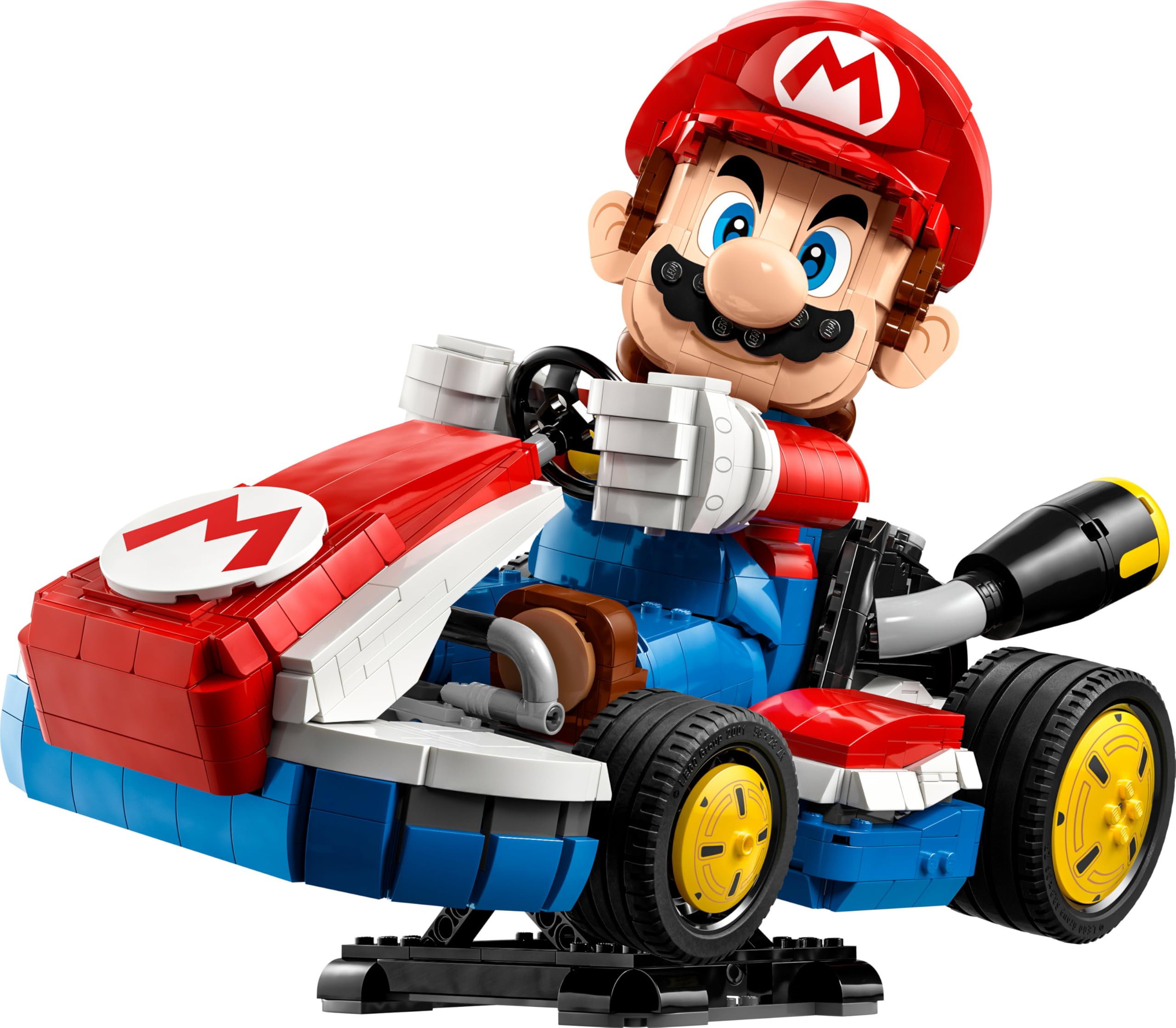 LEGO Super Mario Kart 72037, Mario mit Standard-Kart, baubares Auto & Sammlerfigur für Gaming-Fans