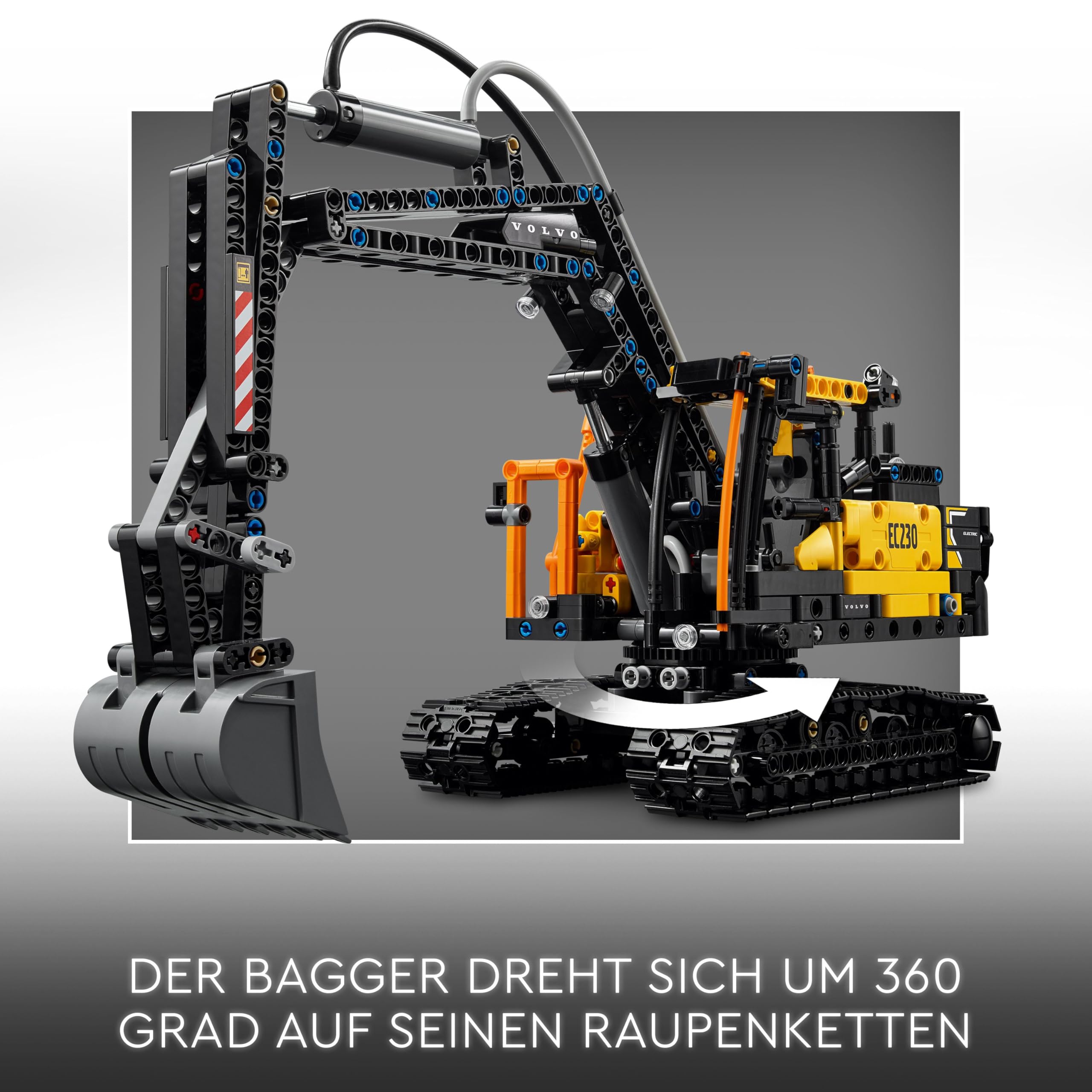 LEGO Technic Volvo FMX LKW & EC230 Electric Bagger 42175, Baufahrzeug-Spielset für Kinder ab 10 J
